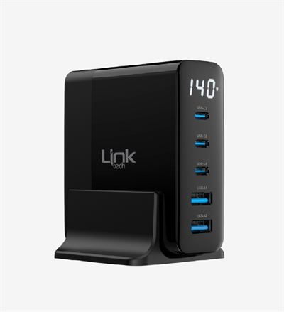 LinkTech G862 Premium 5'li Çıkış 140W Süper SI Şarj Adaptörü
