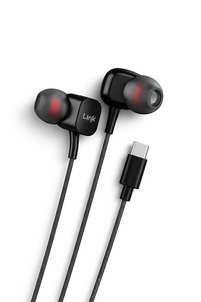 LinkTech H16 Kulak İçi Kablolu Mikrofonlu  Type-c Kulaklık
