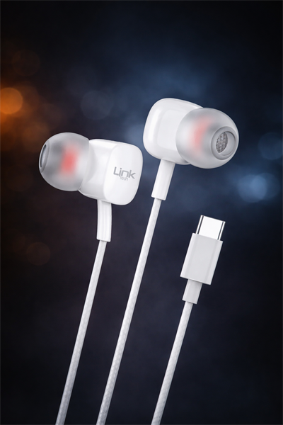 LinkTech H16 Kulak İçi Kablolu Mikrofonlu  Type-c Kulaklık
