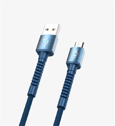 LinkTech K551 Safe & Fast 1m Örgülü Metal Başlı Micro USB Şarj Kablosu