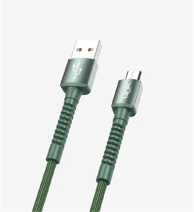 LinkTech K551 Safe & Fast 1m Örgülü Metal Başlı Micro USB Şarj Kablosu