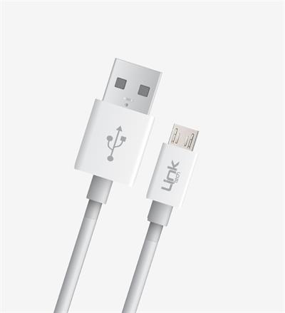 LinkTech K558 Strong 1m 2.4A Micro USB Şarj Kablosu Siyah