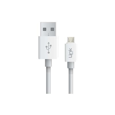 LinkTech K565 Strong 30cm 2.4A Mikro USB Powerbank Şarj Kablosu Siyah