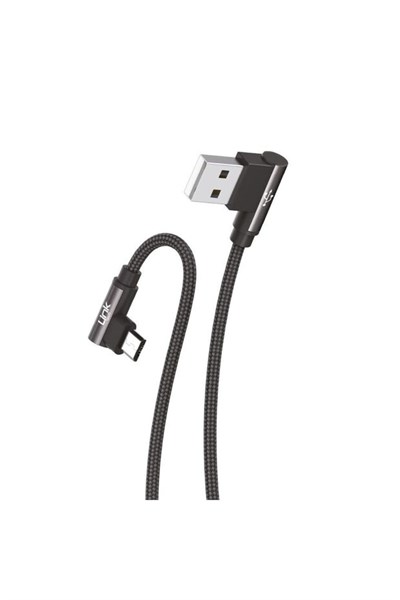 LinkTech K592 Örgülü Dirsekli Metal Başlı 150cm USB - Micro  3A Şarj Kablosu  Listeye Geri Dön
