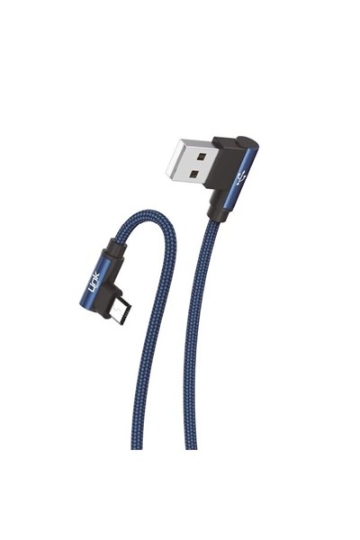 LinkTech K592 Örgülü Dirsekli Metal Başlı 150cm USB - Micro  3A Şarj Kablosu  Listeye Geri Dön