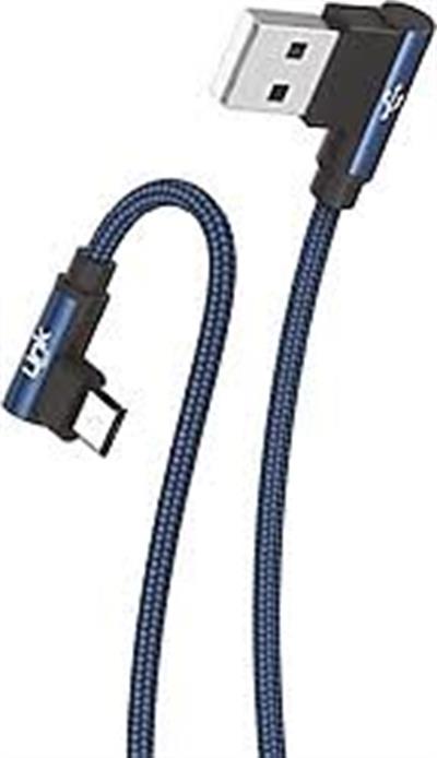 LinkTech K592 Örgülü Dirsekli Metal Başlı 150cm USB - Micro  3A Şarj Kablosu  Listeye Geri Dön