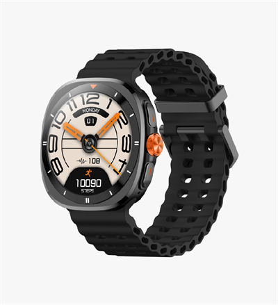 Linktech S106 Premium LT Watch 46mm Süper Amoled IP68 Suya Dayanıklı Akıllı Saat  (SİYAH)