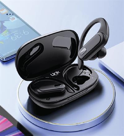 LinkTech S28 Spor Kancalı Silikonlu Bluetooth Kulaklık 