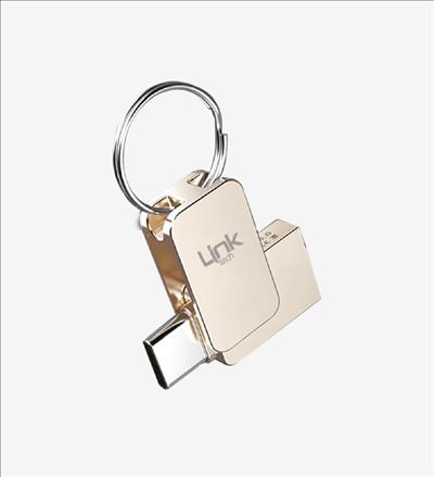 LinkTech T256 Premium Dual 90mb/ s 256GB Tip-C USB OTG Flash Bellek