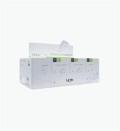 LinkTech  T442e Strong Çevre Dostu 2.1A Lightning Kablolu Şarj Aleti    T442e Strong Çevre Dostu 2.1A Lightning Kablolu Şarj Aleti