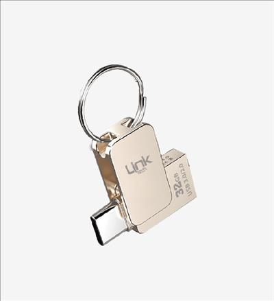 LinkTech T632 Premium Dual 90MB/ s 32GB Type-C OTG Flash Bellek