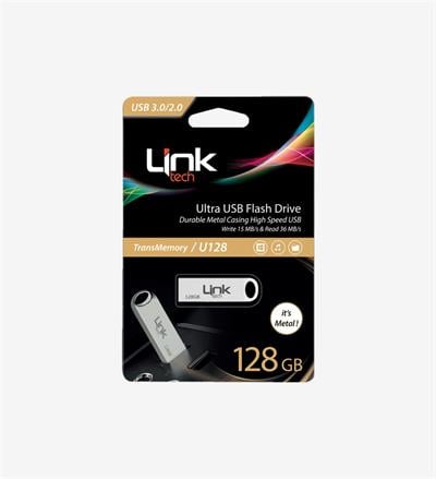LinkTech U128 Ultra Metal 36mb/s 128GB USB Flash Bellek