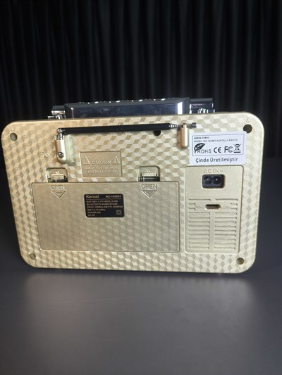 MD-1908BT Nostaljik Radyo Görünümlü Bluetooth,Hafıza Kartı,Usb Bellek,Aux Ve Radyo Destekli Hoparlör