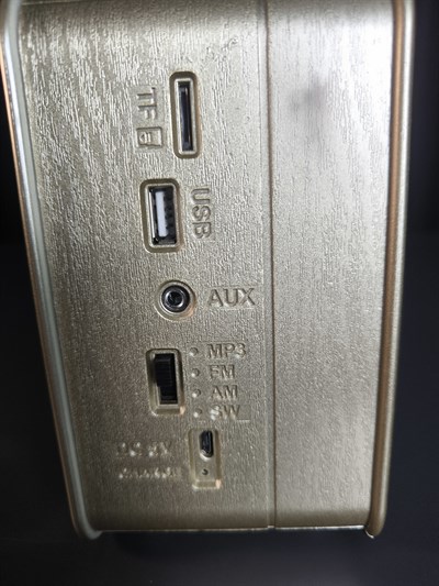 MD-1908BT Nostaljik Radyo Görünümlü Bluetooth,Hafıza Kartı,Usb Bellek,Aux Ve Radyo Destekli Hoparlör