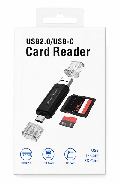 MiniHub 2in1 Kart Okuyucu Adaptör