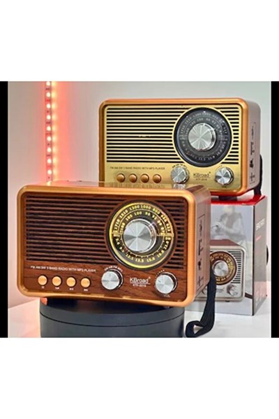 Nostaljik Radyo Görünümlü Bluetooth,Hafıza Kartı,Usb Bellek,Aux Ve Radyo Destekli Hoparlör GRİ ( NS-6676BT )