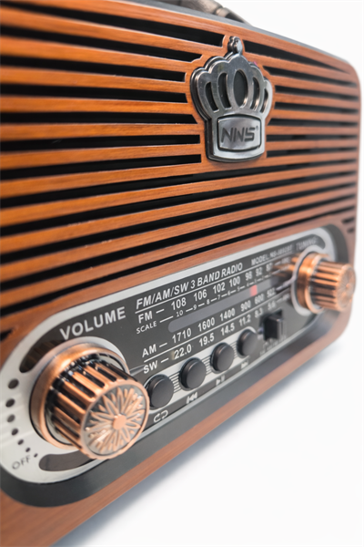 NS-8092BT Nostaljik Radyo Görünümlü Bluetooth,Hafıza Kartı,Usb Bellek,Aux Ve Radyo Destekli Hoparlör Açık Ahşap