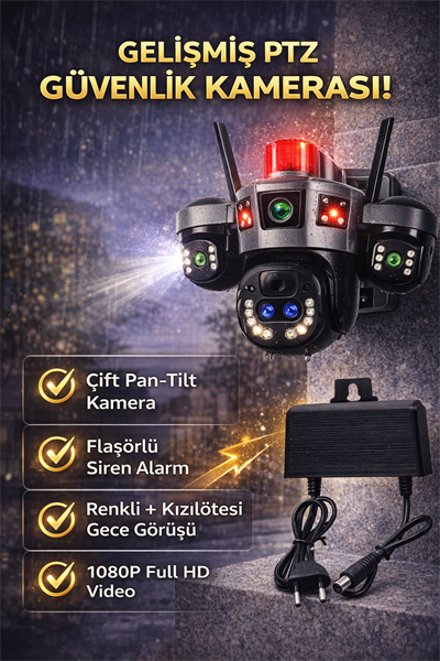 O-KAM 5011 3 LENS WİFİ PTZ KAMERA