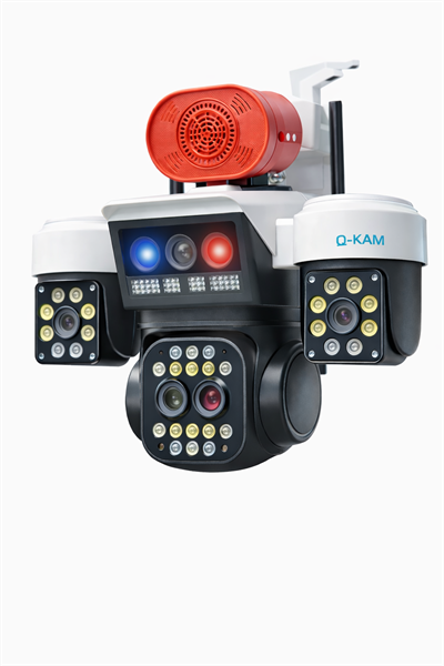 O-KAM 8095 3 Lens Sirenli Çakarlı Wifi Solar