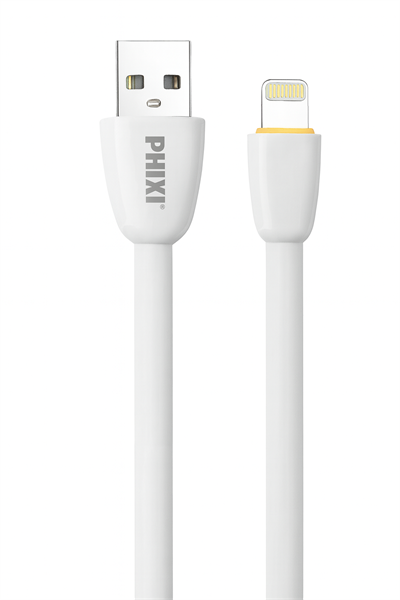 Phixi CB411L Force Yassı Kablolu 100 Cm Lightning Şarj ve Data Kablosu