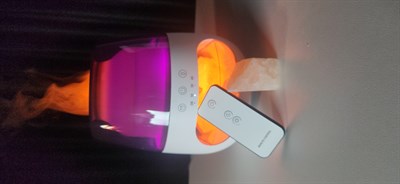 RGB Alev Efektli Tuz Taşı Aromaterapi Difüzör Nemlendirici (ZJ-121)
