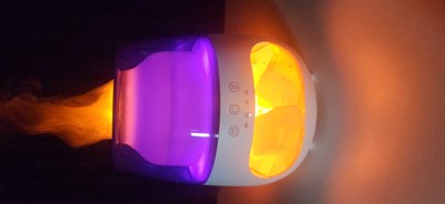 RGB Alev Efektli Tuz Taşı Aromaterapi Difüzör Nemlendirici (ZJ-121)