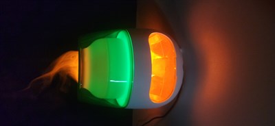 RGB Alev Efektli Tuz Taşı Aromaterapi Difüzör Nemlendirici (ZJ-121)