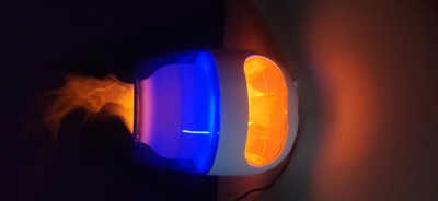RGB Alev Efektli Tuz Taşı Aromaterapi Difüzör Nemlendirici (ZJ-121)