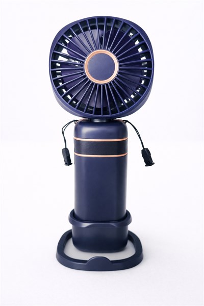 Taşınabilir Mini Fan – Şarjlı, Sessiz ve Güçlü Serinletici Fan (MAVİ)