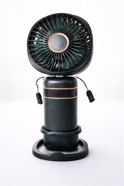 Taşınabilir Mini Fan – Şarjlı, Sessiz ve Güçlü Serinletici Fan (YEŞİL) (S21)