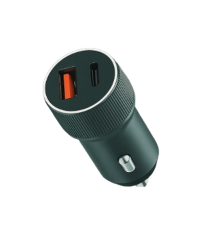 FERRO C39 Çift Çıkışlı Usb-c 18w & PD 20W Metal Araç Şarj Başlığı