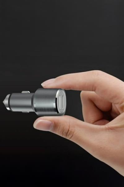TELKUR Çift Usb Çıkışlı Metal Başlıklı Araç Şarj Cihazı ( Micro Kablo Hediyeli )