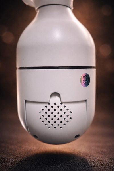 TELKUR Cmr-19 Wifi 360 Panoramik Ampul Kamera Gece Görüş Ses Akıllı Hareket Algılayıcı Güvenlik Kamerası