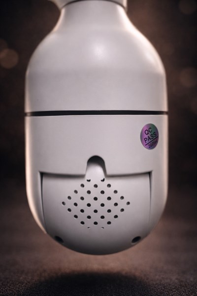 TELKUR Cmr-19 Wifi 360 Panoramik Ampul Kamera Gece Görüş Ses Akıllı Hareket Algılayıcı Güvenlik Kamerası