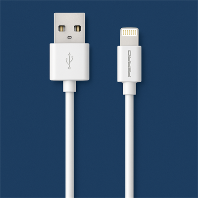 FERRO FC-14 Usb & Lightıng  Hızlı Şarj ve Data Kablosu 3.0 Amper