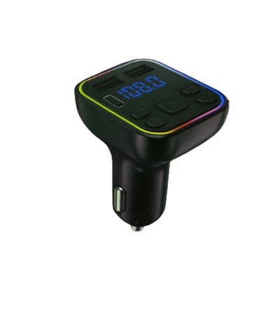FERRO FM-04 Araç Fm Transmitter Bluetooth USB Mp3 Sd Kart Çakmaklık Girişli LED Işıklı Araç Kiti