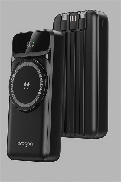 FERRO  20.000mAh PD-22,5W Magsafe Kablosuz Type-C Siyah Powerbank FP-06