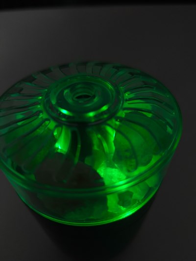TELKUR WT-007 Crystal Salt: Kristal Tuz Lambalı, 1200 mah Bataryalı, Kablosuz Renkli Işıklı Hava Nemlendirici 
