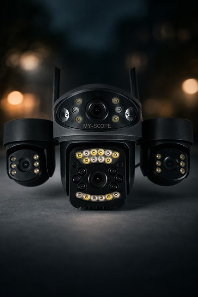 Telkur X360 – 4 Lens 360° Akıllı Güvenlik Kamerası