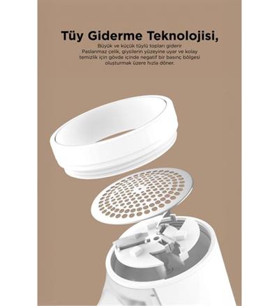 Torima 708 Exstra Bıçaklı Şarjlı Tüy Temizleme ve Tiftik Temizleme Makinesi