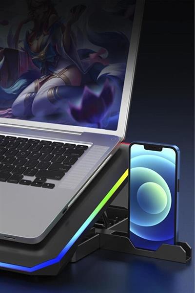 Torima CF-04 Ayarlanabilir Dizüstü Bilgisayar Rgb Soğutma Fanı Siyah