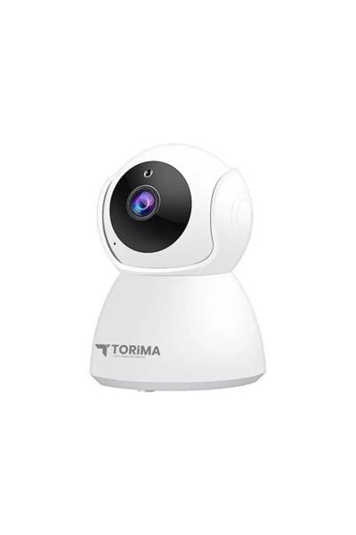 Torima CMR8 Güvenlik Kamerası 360 Derece Dönebilen Full Hd Smart Ip Kamera Beyaz