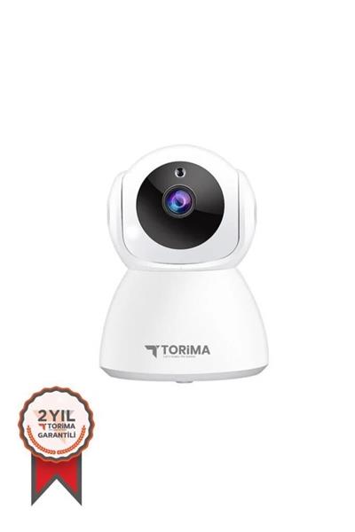 Torima CMR8 Güvenlik Kamerası 360 Derece Dönebilen Full Hd Smart Ip Kamera Beyaz