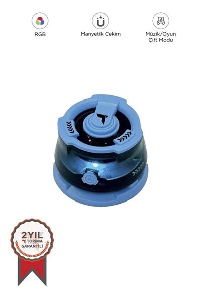 Torima D39 Manyetik RGB Işıklı 5.3 Telefon Tutucu Mini Bluetooth Hoparlör Speaker Mavi