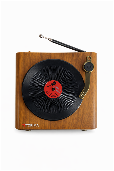 Torima D75 Nostaljik Radyo Görünümlü LED Işıklı Bluetooth,Hafıza Kartı,Usb Bellek,Aux Ve Radyo Destekli Hoparlör