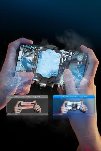 Kablolu Cep Telefonu Soğutma Fanı Gamer Oyuncu Radyatör Soğutucu (F-25)