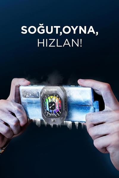Kablolu Cep Telefonu Soğutma Fanı Gamer Oyuncu Radyatör Soğutucu (F-25)