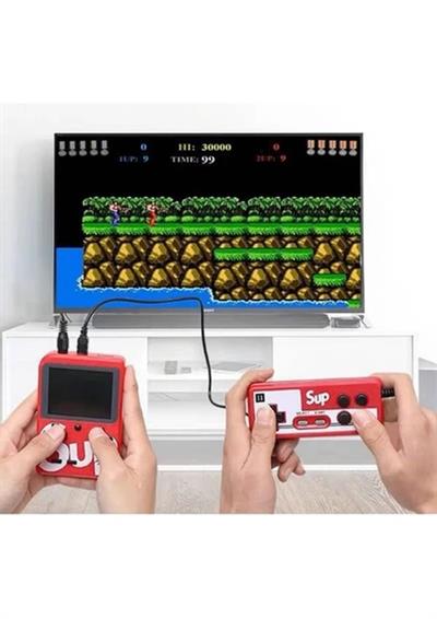 Torima GC-01 Çift Kol 400 Nostalji Oyunlu Mini Atari Mavi