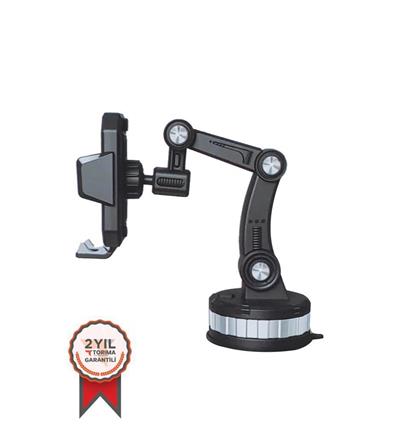 Torima JX-028 Siyah Evrensel 360° Dönen Araba Telefon Tutucusu