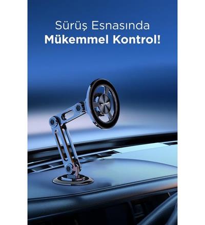 Torima JX-052 Siyah Çok Amaçlı Manyetik Car Holder Araç İçi Telefon Tutucu